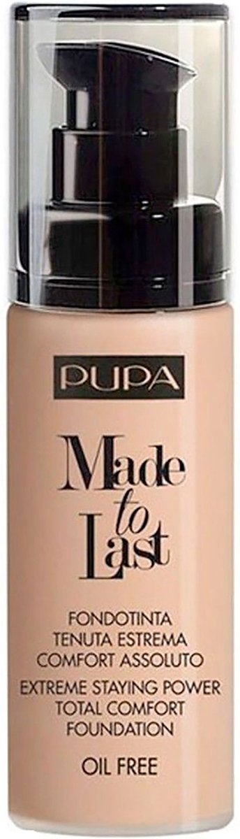 Goedkoopste Pupa Made To Last Foundation 020 Light Beige