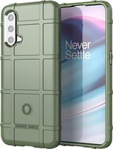 Voor OnePlus Nord CE 5G schokbestendige TPU-hoes met volledige dekking (groen)