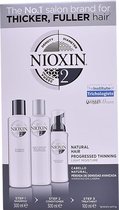 Unisex Cosmetica Set Nioxin System 2 Anti-Haarverlies Kuur (3 pcs)