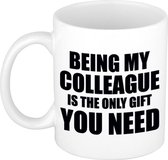 Colleague the only gift you need mok / beker - wit - cadeau collega