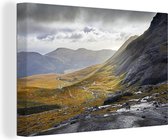 Canvas Schilderij Gebergtes in een Schots landschap - 60x40 cm - Wanddecoratie