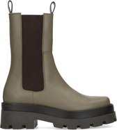 Sacha - Dames - Khaki hoge chelsea boots - Maat 39