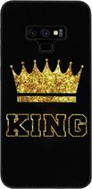 - ADEL Siliconen Back Cover Softcase Hoesje Geschikt voor Samsung Galaxy Note 9 - King Koning
