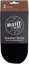 Muller And Sons Since 1853 - zwart - sneaker socks - maat 35/38