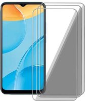Screenprotector Glas - Tempered Glass Screen Protector Geschikt voor: Oppo A15 & Oppo A15s - 3x AR202