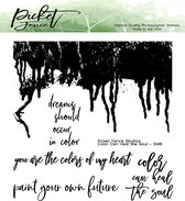 Color Heals The Soul Clear Stamps (S-146)