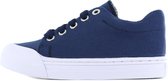 Go Bananas blauwe lage canvassneaker