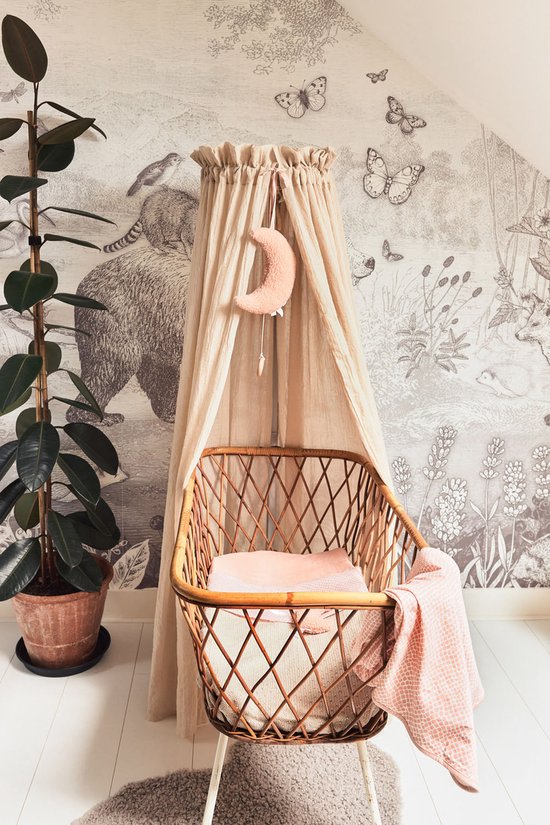 Jollein Baby Deken Jersey Wieg 75x100cm Snake - Pale Pink van Jollein — afbeelding 3