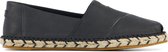 Toms Vrouwen Suède Espadrilles / Damesschoenen  -   Esparto - Zwart - maat 37.5