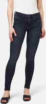 Silvercreek  Cassy Mid Waist Skinny Jeans  Vrouwen Blue Black