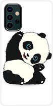 ADEL Siliconen Back Cover Softcase Hoesje Geschikt Voor Samsung Galaxy A32 (4G) - Panda
