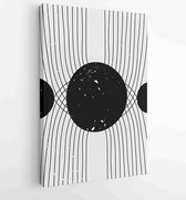 Surface pattern design. Abstract art textile design with line arts painting, Covering greetings cards, cover, print, fabrics and wall decoration. 1 - Moderne schilderijen – Vertica