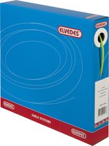 Schakel buitenkabel Elvedes met voering 30 meter / Ø4,2mm - groen (30 meter in doos)