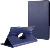 360 Rotating Book Case - Geschikt voor Lenovo Tab P11 / P11 Plus Hoesje - Donkerblauw