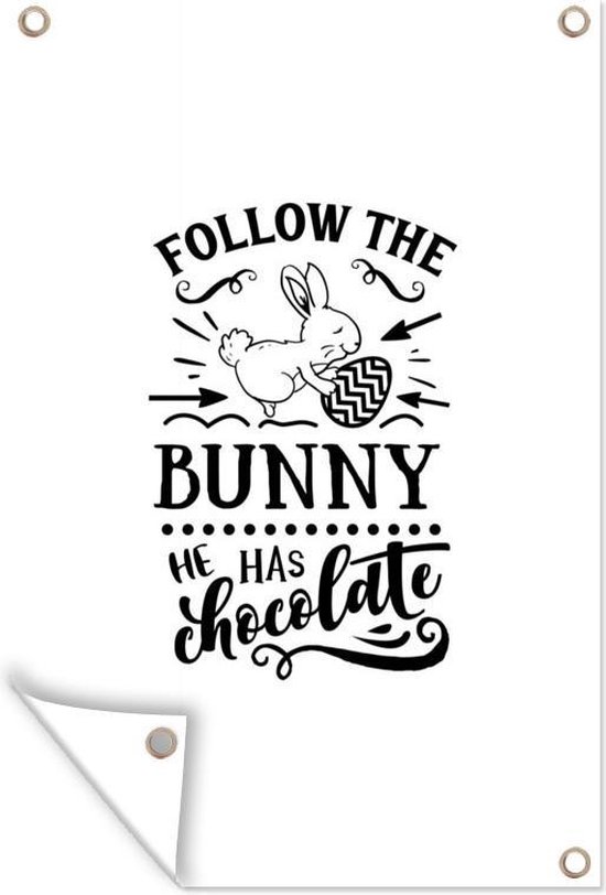 Citation De Pasen Suivez Le Lapin Qu Il A En Chocolat Avec L Oeuf De Paques 80x1 Cm Bol Com Citation De Pasen Suivez Le Lapin Qu Il A En Chocolat Avec L Oeuf De Paques 80x1 Cm Bol Com