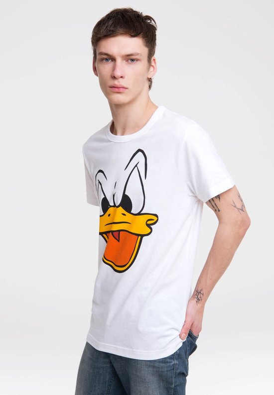 Donald Duck - Faces - Easyfit - almost white - Original licensed product