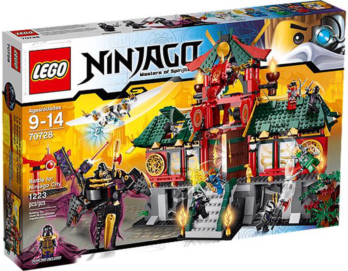 LEGO NINJAGO Battle for City, Bouwpakket, 9 jaar, 1223 stuk(s)