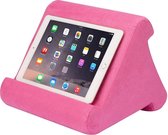 Support pour tablette - Pilow Pad - Coussin pour tablette - kussen de lecture - Design ergonomique - 3 angles de vision - Rose