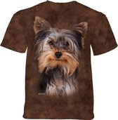 T-shirt Smiling Yorkie Portrait M