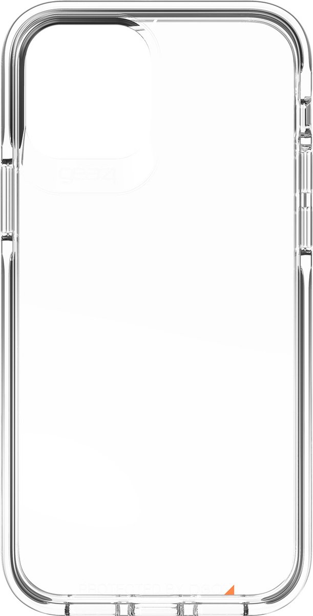 Gear4 Piccadilly D3O hoesje voor iPhone 12 en iPhone 12 Pro - transparant met zwart