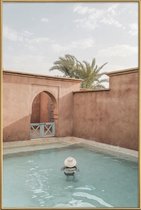 JUNIQE - Poster met kunststof lijst Summer Escape -20x30 /Bruin &