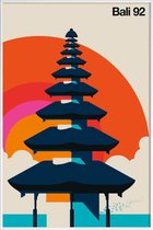 JUNIQE - Poster in kunststof lijst Bali 92 -30x45 /Kleurrijk