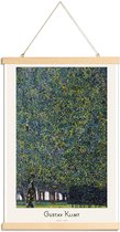 JUNIQE - Posterhanger Klimt - Park -40x60 /Groen