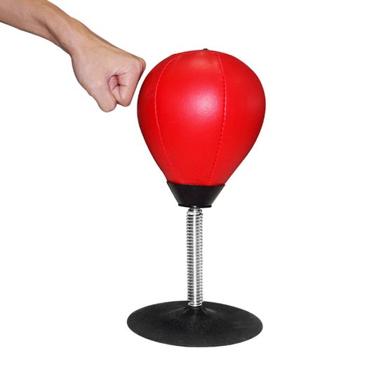 DAJASD Punching Ball de Bureau avec Ventouse, Sac de Boxe de Table