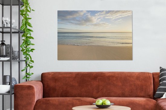 Peintures sur Toile Plage - Water - Nuages - 120x80 cm - Décoration murale