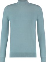 Purewhite -  Heren Regular Fit  Essential Trui  - Blauw - Maat XXL