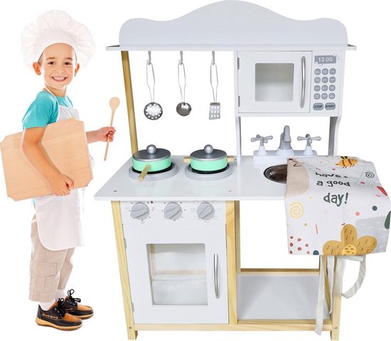 Mamabrum Houten Keuken Speelgoed Kinderkeuken Mini-Maxi - Speelkeuken - mamabrum