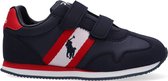 Polo Ralph Lauren Kelland Ez Lage sneakers - Leren Sneaker - Jongens - Blauw - Maat 27