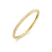 Blush 14 Karaat Gouden Ring (Maat: 52) - goud