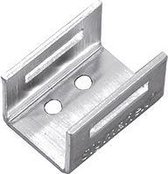 U-beugels, voor hangers voor borden en lijsten PBT / aluminium