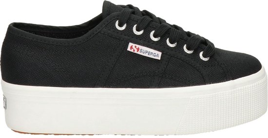 Baskets Superga 2790 Cotw Line Up And Down Low - Femme - Zwart - Taille 38