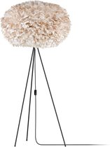 Umage Eos X-large vloerlamp light brown - met tripod zwart - Ø 75 cm