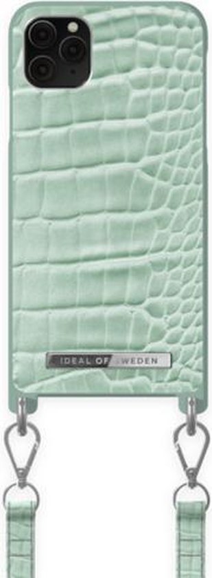 iDeal of Sweden Phone Collier Coque pour iPhone 11 Pro Max/ XS Max Mint Croco