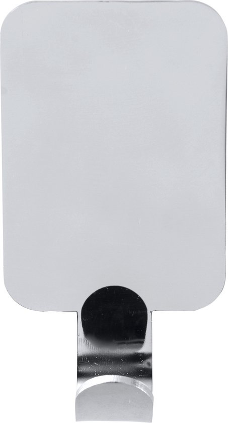 Wenko Wandhaak Premium Plus 6,5 X 3,5 X 4 Cm Rvs Zilver 2 Stuks
