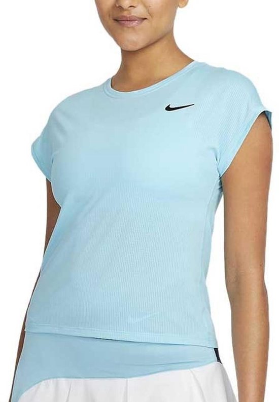 Nike - Court Victory Top - Tennistop - XL - Blauw