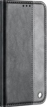 Apple iPhone 12 Pro Hoesje - Mobigear - Split Tone Serie - Kunstlederen Bookcase - Zwart - Hoesje Geschikt Voor Apple iPhone 12 Pro