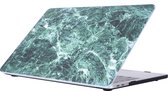 Apple MacBook Pro 15 (2016-2019) Case - Mobigear - Marmer Serie - Hardcover - Groen - Apple MacBook Pro 15 (2016-2019) Cover