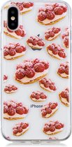Apple iPhone XS Hoesje - Mobigear - Design Serie - TPU Backcover - Cake - Hoesje Geschikt Voor Apple iPhone XS