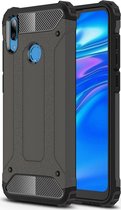 Mobigear Outdoor Hardcase Hoesje - Geschikt voor Huawei Y7 (2019) - Gunmetal