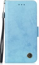 Sony Xperia L3 Hoesje - Mobigear - Wallet Serie - Kunstlederen Bookcase - Blauw - Hoesje Geschikt Voor Sony Xperia L3