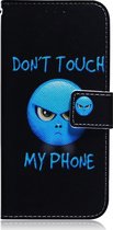 Samsung Galaxy Note 10 Lite Hoesje - Mobigear - Design Serie - Kunstlederen Bookcase - Do Not Touch - Hoesje Geschikt Voor Samsung Galaxy Note 10 Lite