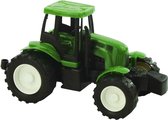 Tractor pull-back rood of groen (1 stuk) assorti