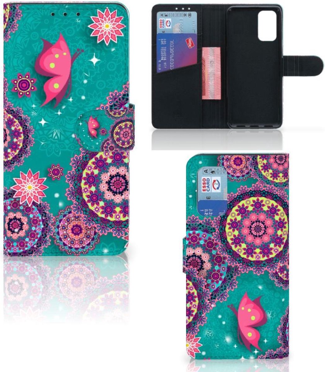 Samsung Galaxy A32 4G Hoesje Cirkels en Vlinders