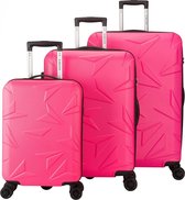 Decent Q-Luxx Kofferset pink