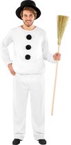 dressforfun - herenkostuum sneeuwman S - verkleedkleding kostuum halloween verkleden feestkleding carnavalskleding carnaval feestkledij partykleding - 300464