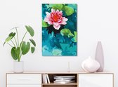 Doe-het-zelf op canvas schilderen - Beautiful Lilies-40x60